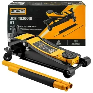 Домкрат подкатной гидравлический двухпоршневой 3т JCB