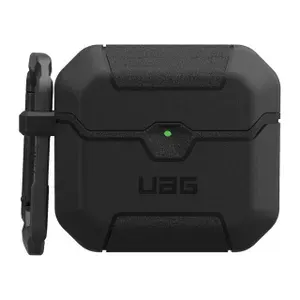 Защитный чехол с карабином UAG Scout для AirPods 4 (Чёрный Black)