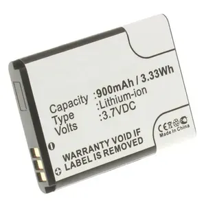 Аккумуляторная батарея iBatt iB-T1-M301 900mAh для телефонов, смартфонов Nokia