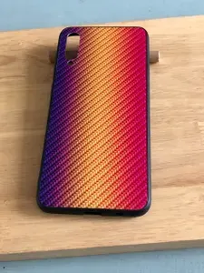 Чехол для SAMSUNG A50 (A505F) / A30S (A307F) / чехол на Самсунг А50/А30с, Glass Case Premium Градиент