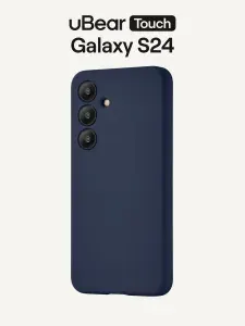 Чехол защитный uBear Touch Mag Case для Samsung Galaxy S24, со встроенным магнитом, синий