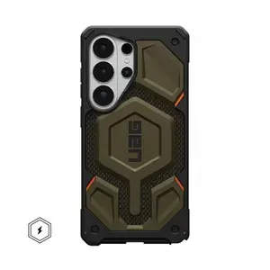 Чехол UAG Monarch PRO (MagSafe) для Samsung Galaxy S26 Ultra, цвет Зеленый (Kevlar Element Green)