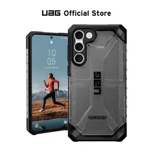 Чехол для мобильного телефона UAG Samsung Galaxy S23 Plus plasma оснащен прочным, легким, тонким, ударопрочным, полупрозрачным защитным чехлом
