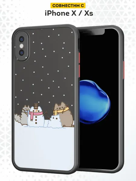 DesignOnCase Чехол бампер на iPhone X XS с принтом