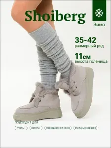 Ботинки Shoiberg замша натуральная, с мехом
