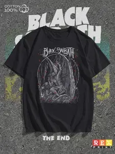 Футболка с принтом Black Sabbath 1 шт