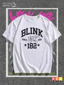 Футболка с принтом Blink 1 шт
