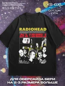 Футболка Radiohead 1 шт