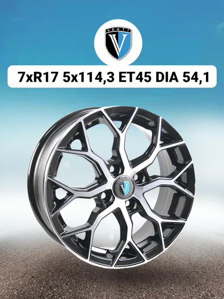 Диск автомобильный Venti V1719 7x17 5x114,3 ET45 54,1 BD