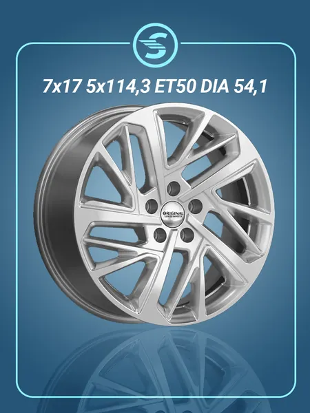 Диск автомобильный SKAD KL-372 7x17 5x114,3 ET50 54,1 Селена