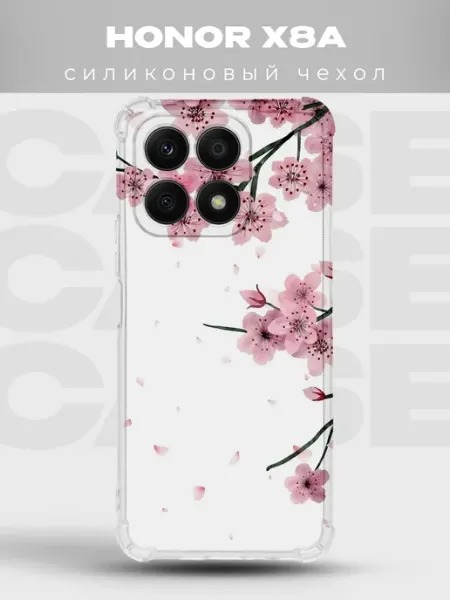 Чехол на Honor X8A в горошек Polka Dot PRINTberries