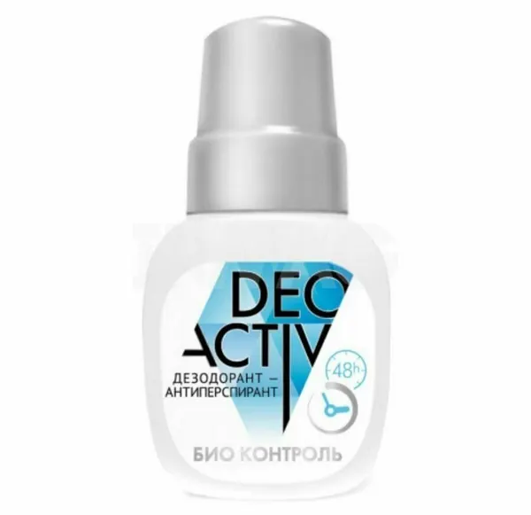 Дезодорант-антиперспирант шариковый, Биоконтроль, Deo Activ, 50 мл