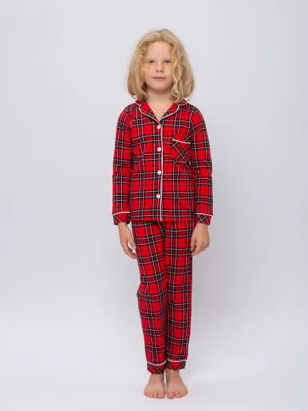 DINAR TEXTILE Пижама в клетку детская