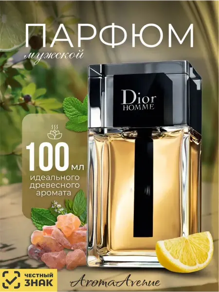 Мужские духи Парфюмерная вода Dior Homme мужские стойкие