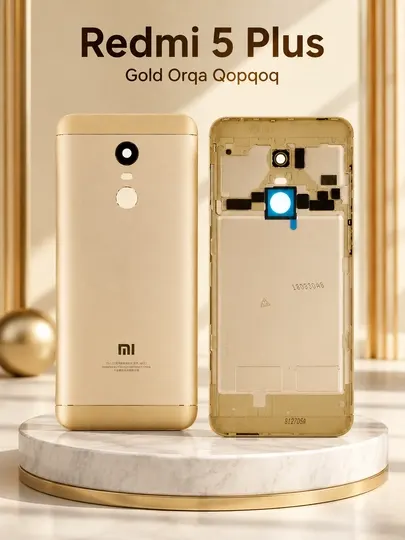 Задняя крышка Redmi 5 Plus золотого цвета, корпус телефона