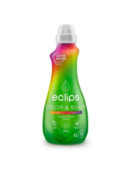 Гель для стирки Bright Color & Black, 1л Eclips