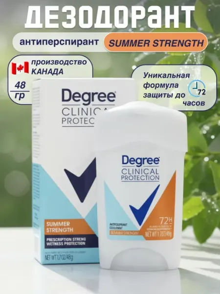 Дезодорант Clinical Summer Strength degree