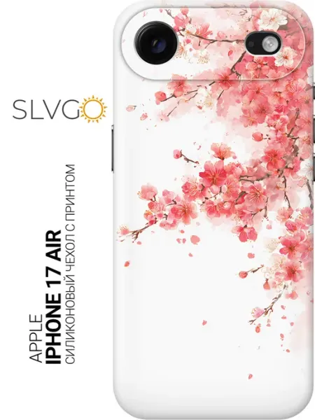 Чехол на Apple iPhone 17 Air с сакурой SLVGO