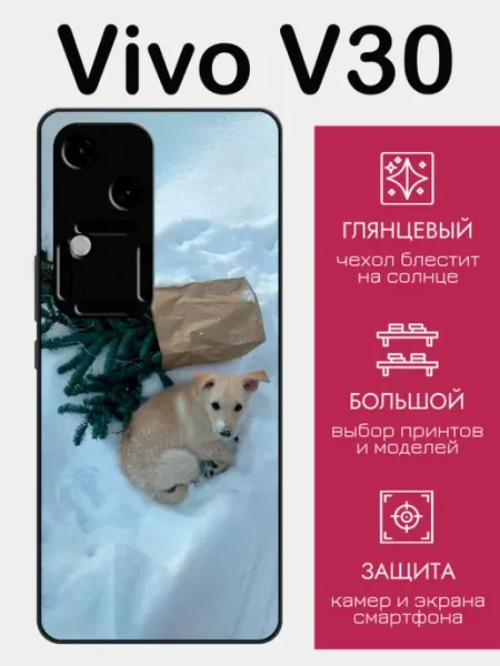 Чехол на Vivo V30 собака styleArmor