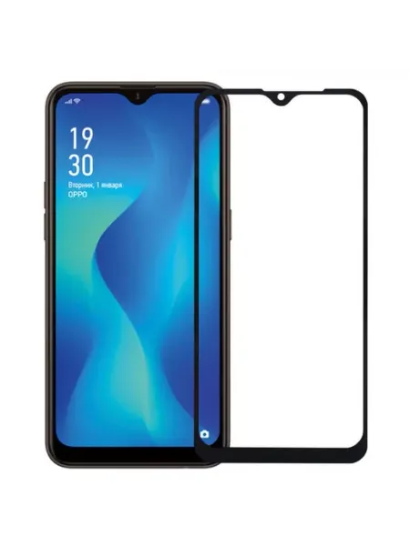 Защитное стекло для OPPO A1k (CPH1923) полное покрытие че MyPads