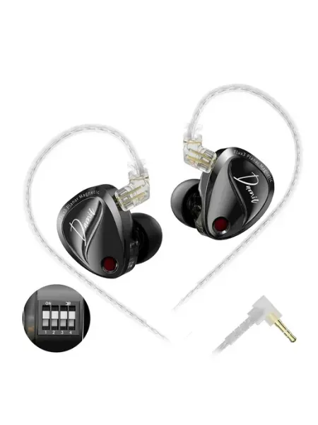 Наушники проводные IEM Duonic Bass 3.5 мм без микрофона KZ