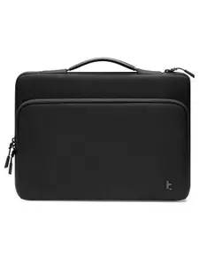 Сумка Tomtoc Defender A14 Premium для ноутбука 13,5"-14" из ткани Кордура на молнии, с усиленными углами и мягкой подкладкой, с ручкой для переноски, черная