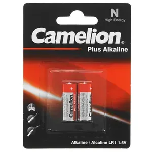 Батарейка LR1 (MN9100) CAMELION Plus Alkaline 1.5В щелочная (алкалиновая) 2шт (бл/2)