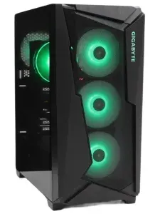 Gigabyte Системный блок C3 (AMD Ryzen 5 5600, RAM 32 ГБ, SSD 1024 ГБ, NVIDIA GeForce RTX 5050 (8 Гб), Windows 11 Pro), 20237163, черный матовый, черный