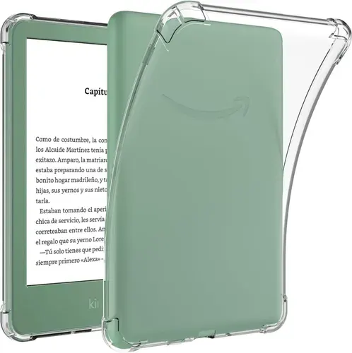 Чехол для Amazon Kindle 2022, 2024 6 дюймов (11-е поколение), силикон прозрачный
