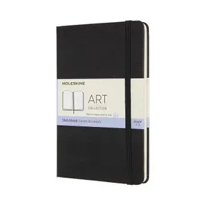 Блокнот для рисования Moleskine ART SKETCHBOOK Medium 115x180мм 88стр. твердая обложка, черный