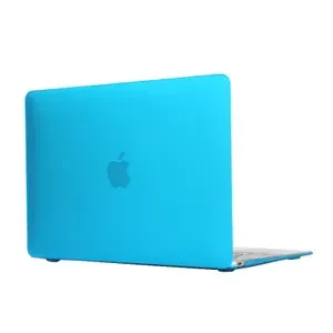 Чехол MacBook 12 A1534 (2015-2017) прозрачный пластик матовый бренд BRONKA (голубой)