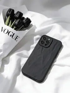 Чехол на айфон 14 Pro Max / Чехол на iPhone 14 Pro Max с неровной поверхностью рельефный