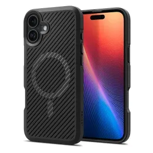 Чехол Spigen на iPhone 16 (ACS08221) Core Armor MagSafe / Спиген Чехол для Айфон 16 Черный Матовый