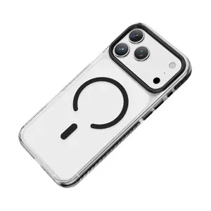Чехол для iPhone 17 Pro KEEPHONE Shockstar MagSafe Matte Case / Черный