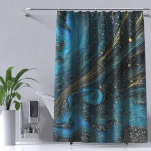 Штора для ванной Zalel Marble 188 с утяжелителем, 180х200 см