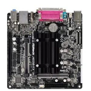 Материнская плата ASROCK J4025B-ITX (J4025B-ITX) - Интегрированный процессор, SoC (система на кристалле), 2хDDR4, 1хPCI-Ex16, Mini-ITX
