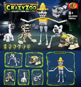 Конструктор Chaobao Зоономалия Смотритель зоопарка / Zoonomaly CrazyZoo совместим с конструкторами лего (596 деталей, пакет) 2253