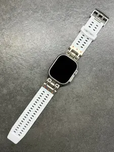 Силиконовый ремешок Spigen Nodern для смарт-часов Apple Watch Ultra (42/44/45/49 мм) / Белый_7