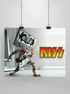 Постер для интерьера 60x40 "KISS (группа КИСС)", 1 шт.