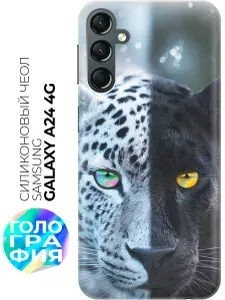 Силиконовый чехол на Samsung Galaxy A24 с принтом "Тень горного ветра"