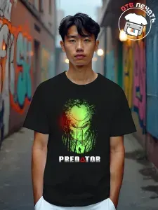 Футболка IMPREMOPRINT Predator Хищник 1 шт