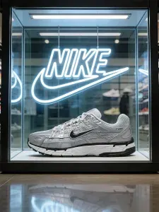 Кроссовки кроссовки P-6000 "Metallic Silver"