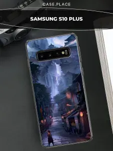 Чехол на Самсунг S10 Plus самурай