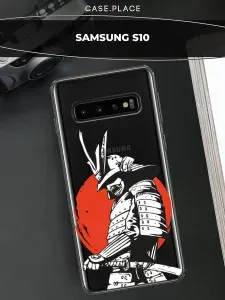 Чехол на Самсунг S10 самурай