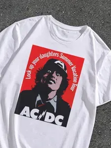 Футболка с принтом AC/DC 1 шт