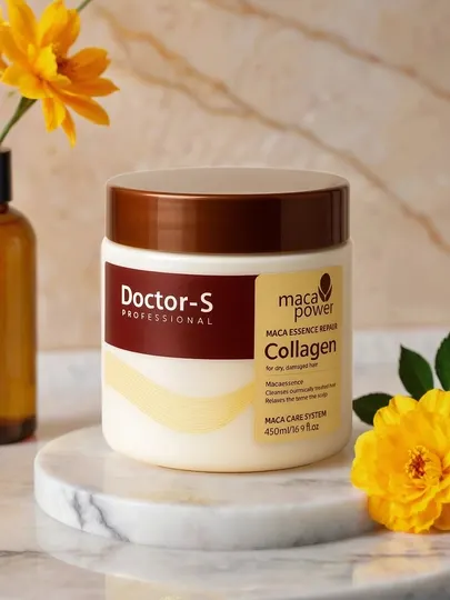 Бальзам для волос Doctor-S 450 мл, обогащенный коллагеном и корнем маки