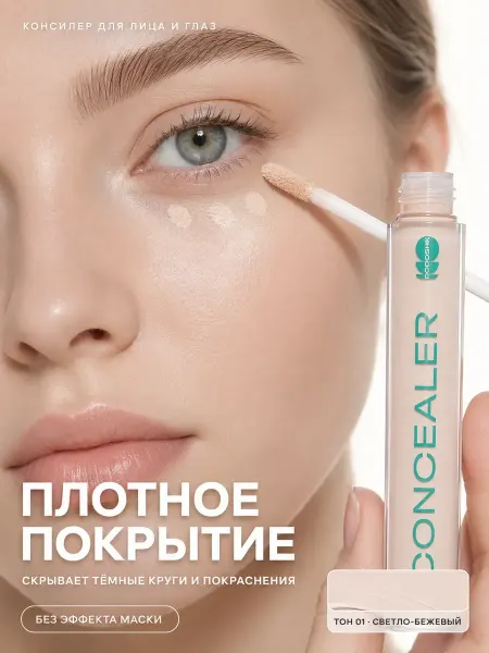 DODOSHiK Консилер для лица плотный стойкий светлый