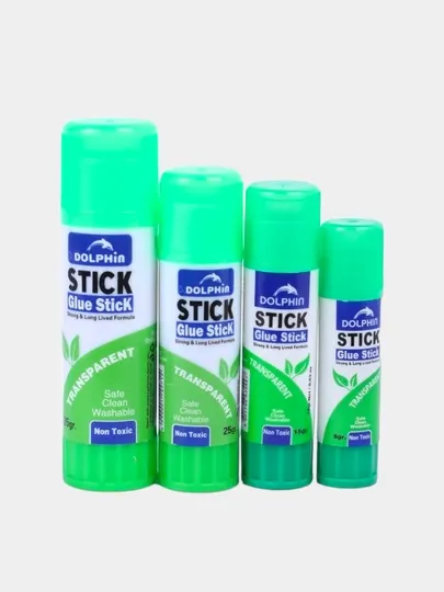 Клей карандаш Stick Dolphin 8 гр, 15 гр, 25 гр, 35 гр