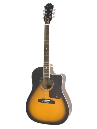 Электроакустическая гитара Epiphone J-45 EC Studio (Solid Top), цвет Vintage Sunburst