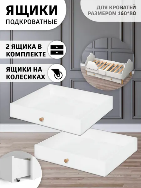 Ящики под кровать, ящики выкатные для хранения вещей